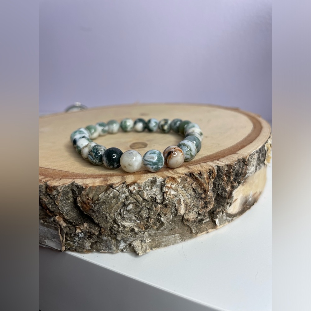 Moss Agate Bracelet